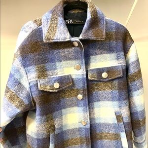 Zara Plaid Overshirt/Jacket